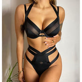 Black splicing sexy underwear
