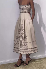 Fashion Printed Swing Dress