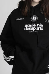 American retro embroidery pure cotton Hoodie