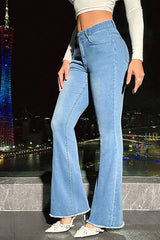 High Waist Casual Denim Jeans