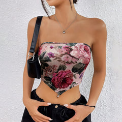 Printed Vest Design Suspenders