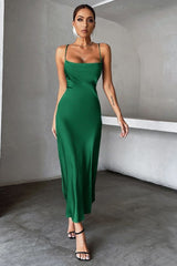 Long Skirt Suspender Dress