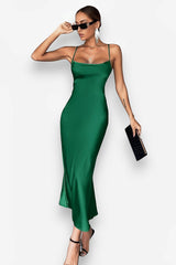 Long Skirt Suspender Dress