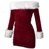 S 2XL Christmas Costume Cosplay Santa Claus Uniform Holiday Party Fancy Dress