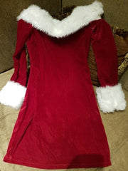 S 2XL Christmas Costume Cosplay Santa Claus Uniform Holiday Party Fancy Dress