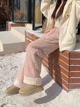 Puffer Thick Fleece Warm Pants