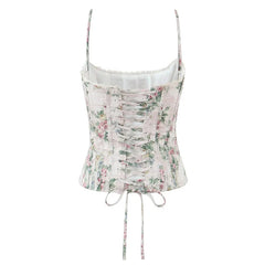 Floral Print Corset Top