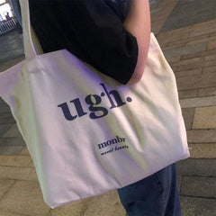 'Ugh' Signature Tote Bag
