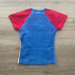 Puerto Rico Letter Graphic Short-sleeved Top - Casual Regular Fi