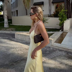 Brianna Backless Sling Dress