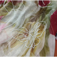 Printed Embroidered Cami Maxi Dress �Halter Neck Style