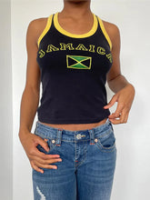 Jamaica Flag Racerback Tank Top - Casual Print