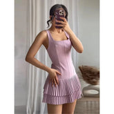 Gwen Pleated Mini Dress