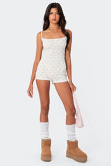 Marbel Floral Playsuit