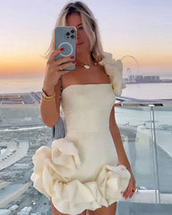 Petal Perfection Mini Dress