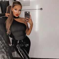 Keilani One Shoulder Bodysuit