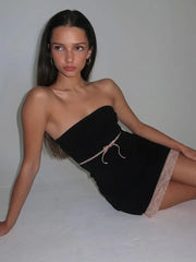 Backless Bow Bliss Mini Dress