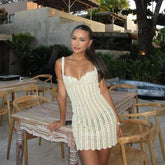 Faye Hollow Out Backless Dress