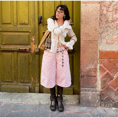 White Ruched Tie Up Long Sleeve Top