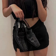 Elyna Square Kitten Heels