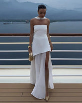 Melina Strapless Dress With Ribbon