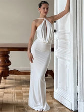 Halter Tie Up Maxi Dress