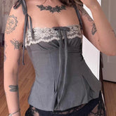 Sutton Lace Patchwork Cami Top