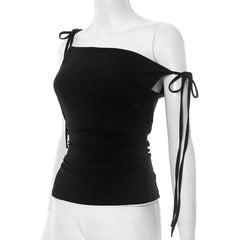 Tie Up String Cami Top