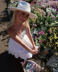White Embroidered Strapless Mini Dress