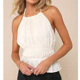 Halter Ruched Top