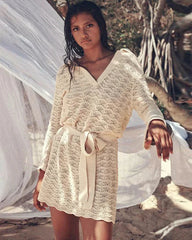 Noemi V Neck Hollow Out Dress