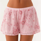Sequins Beaded Embroidery Shorts