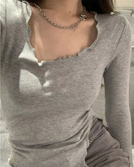 Lorette Irregular Hem Top