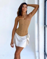 Dinah Mesh Corset Top