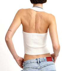 Jenny Knitted Halter Neck Top