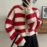 Blythe Stripe Cascade Knitted Cardigan
