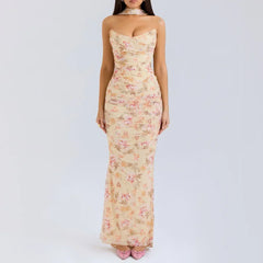 Bellamy Strapless Set With Scarf