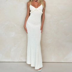 Knit Strap Maxi Dress