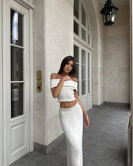 Kindra Knitted Skirt Set