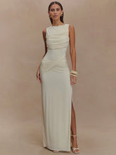 Jennifer Backless Ruched Maxi Dress