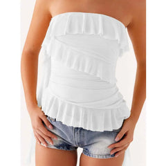 Ruffles Tube Top