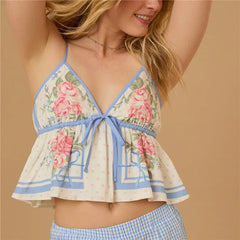 Floral Print Cami Top