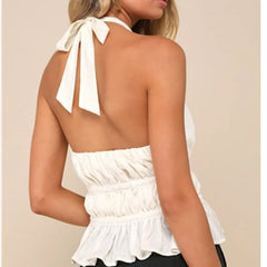Halter Ruched Top
