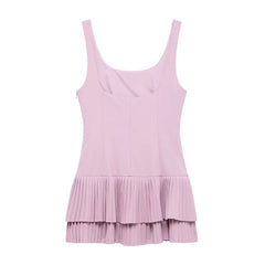 Gwen Pleated Mini Dress