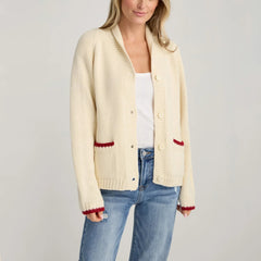 Lobster Knit Cardigan - Short O-Neck