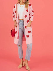 Heart Me Not Long Sweater Cardigan