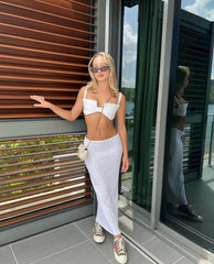 Monre Knitted Long Skirt