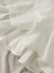 High Waist A-Line Mini Skirt - Casual Knit