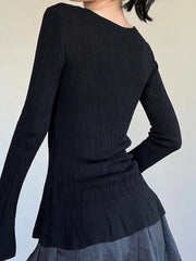 Seil Slim Pleated Top