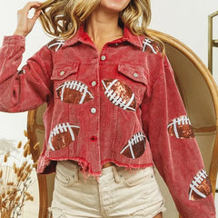 Kickoff Couture Corduroy Jacket